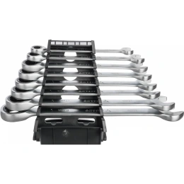 Набор комбинированных трещоточных ключей Gigant 8 шт, Сталь Cr-V, 8-19мм, GCRWS 8