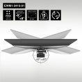 Кронштейн для монитора ExeGate EWM1-3415-01 EX297368RUS  13-34", 1 монитор, настенный, наклон -8-8°, цвет черный