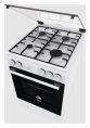 Плита Газовая Gorenje GG5A10WH белый стеклянная крышка реш.сталь