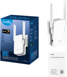 Повторитель беспроводного сигнала CUDY RE3600,  белый