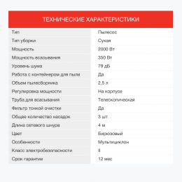 Пылесос StarWind SCV5630, 2000Вт, бирюзовый/черный