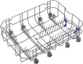 Посудомоечная машина встраив. Meferi Light MDW4562 2100Вт узкая
