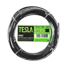 Пластик для 3D ручки TESLA ABS ABS02 чёрный, 10 м 370457