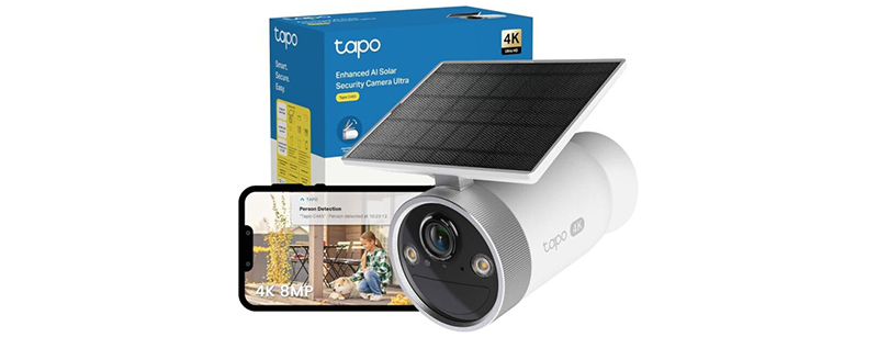 TP-Link представила IP-камеру Tapo C465 с солнечной панелью