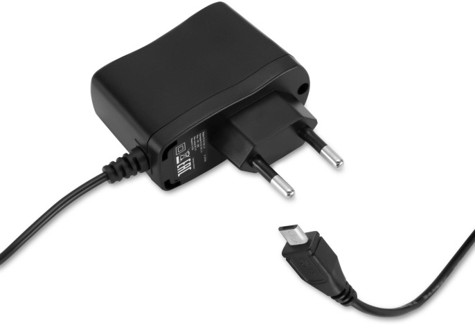 Сетевое зарядное устройство Buro XCJ-021-EM-2.1A, microUSB, 10.5Вт, 2.1A, черный