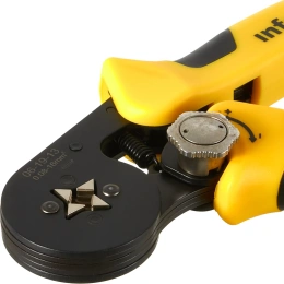 Квадратные пресс-клещи Inforce с регулировочным винтом 0.2-16 мм² 06-19-13