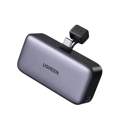 Внешний аккумулятор UGREEN PB503 35338 5000mAh Mini USB-C Power Bank PD 20W. Цвет: серый