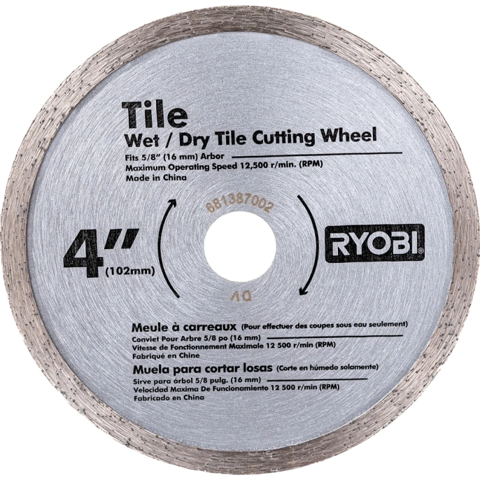 Диск алмазный (102х16 мм) для плиткореза ONE+ Ryobi TSBA1 5132002473