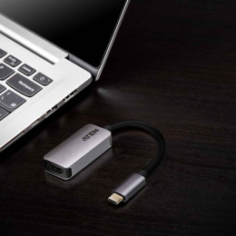 ATEN UC3008A1-AT Конвертер, USB-C HDMI, USB-C HDMI, Male-Female, без Б.П., 4096x2160 60Hz;Макс.частота пикселизации 594 MГц;HDMI 2.0;HDCP 2.2;USB 3.2 Type-C with DP Alt Mode Thunderbolt™ 3 Compatible