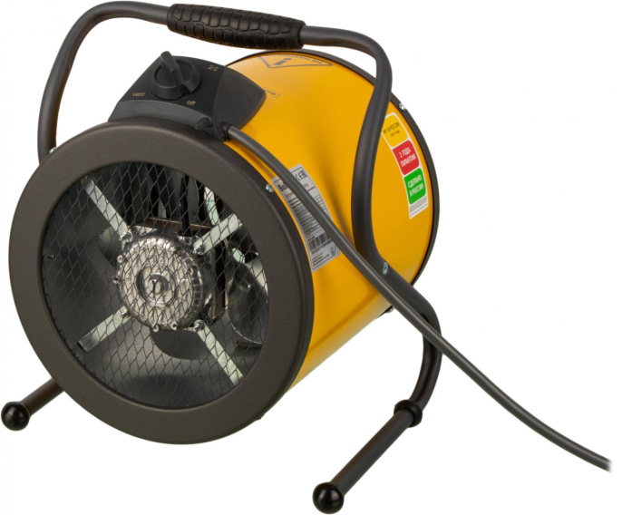 Электрическая тепловая пушка Ballu BHP-P-5,  4.5кВт, желтый