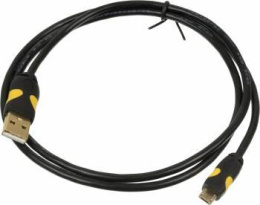 Кабель 2A Smooth Connector USB m -micro USB m 1м черный (6461272)