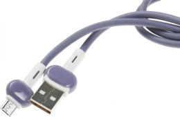Кабель Redline Candy, micro USB m - USB m , 1м, 2A, фиолетовый [ут000021987]
