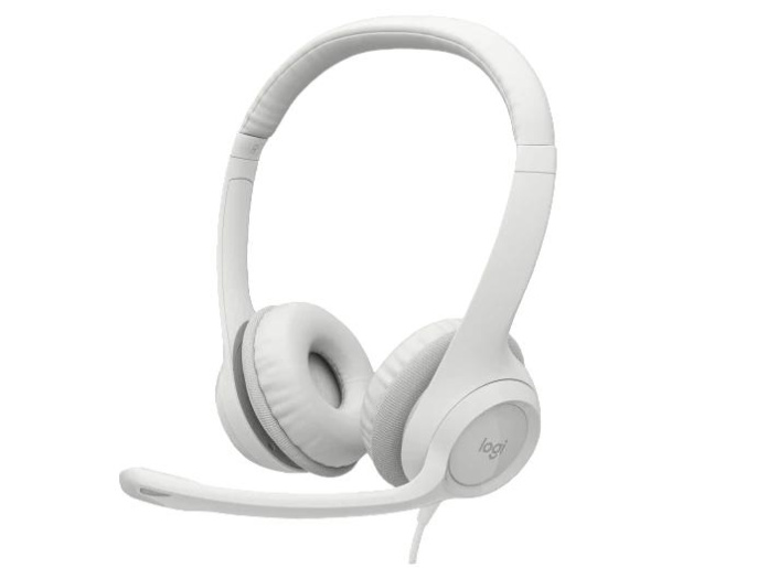 Гарнитура/ Headset Logitech H390 USB White 981-001286