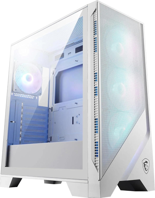 Корпус ATX MSI MAG Forge 320R Airflow, Midi-Tower, без БП, белый [306-7g23w21-hh9]