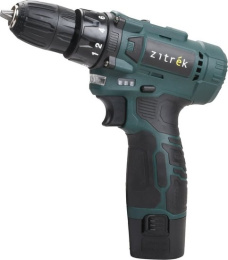 Дрель-шуруповерт аккумуляторная Zitrek Green 12V Plus, 12В, 2x1,5Ач 085-1014
