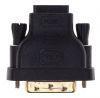 Адаптер Buro DVI-D m - HDMI f , GOLD , черный [bhp ret ada_hdmi-dvi]