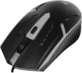 Мышь проводная Defender Flash MB-600L, игровая, оптическая, USB, 1200dpi, черный [52600]