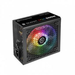 Блок питания Thermaltake Smart RGB 500, 500Вт, 80 PLUS WHITE, 120мм, черный, retail [ps-spr- 0500nhsawe-1]