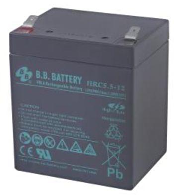 Аккумуляторная батарея BB HRC 5.5-12 для ИБП,  12В,  5Ач