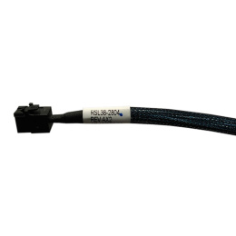 Кабель Amphenol RSL38-2804 Slimline SASx4 SFF8654 -to- HD MiniSAS x4 SFF8643 80cm,