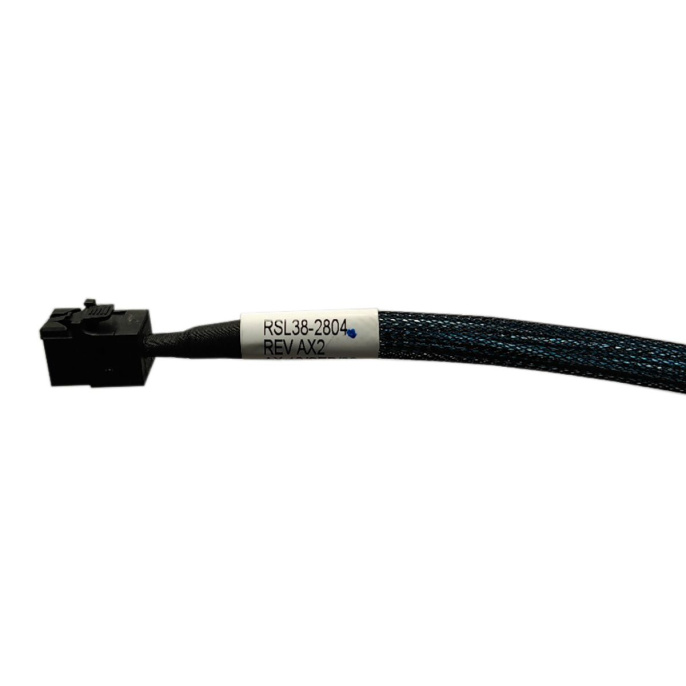 Кабель Amphenol RSL38-2804 Slimline SASx4 SFF8654 -to- HD MiniSAS x4 SFF8643 80cm,