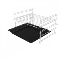 Духовой шкаф электрический Gorenje BO6725E02NBG, 77л, дверца с 2 стеклами, черный