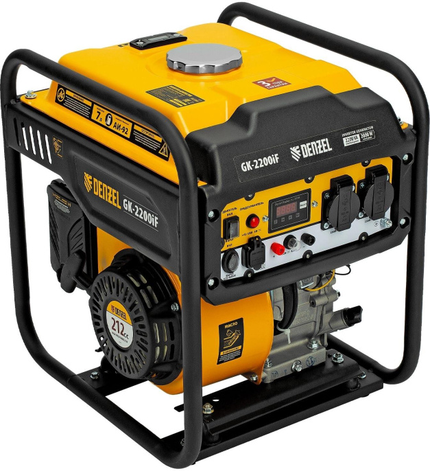 Генератор Denzel GK-2200iF 2.2кВт