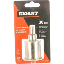 Коронка алмазная по стеклу и керамике (38 мм; 30 мм) Gigant DBG 11072