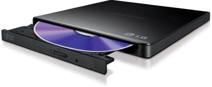 Оптический привод External DVD+/-RW LG GP57EB40.AHLE10B DVD Multi, внешний/внешний Slim, интерфейс USB-A, толщина 14 мм, цвет чёрный RTL