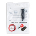 Gembird Сетевой адаптер Ethernet USB C-type - Fast Ethernet adapter A-CM-LAN-01