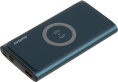 Мобильный аккумулятор Digma DGPQ10G 10000mAh QC3.0/PD3.0 22.5W 3A USB-A/USB-C беспров.зар. синий DGPQ10G22CBL