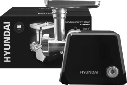 Мясорубка Hyundai HY-MG4422 1200Вт черный/серебристый