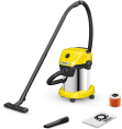 Строительный пылесос Karcher WD 3 S V-17/4/20, желтый [1.628-135.0]