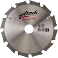 Диск пильный по газобетону, строительному дереву (190х30 мм; 12T; б/рез) АТАКА 7088900