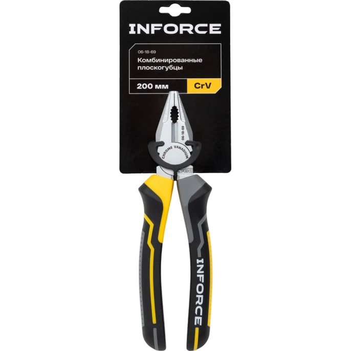 Комбинированные плоскогубцы Inforce 200 мм 06-18-69