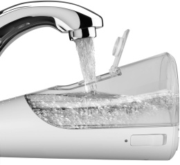 Ирригатор Waterpik WF-21 портатив. импульсн. 2насад. белый