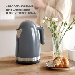 Чайник электрический Galaxy Line GL 0332 1.7л. 2200Вт графит корпус: металл/пластик ГЛ0332ЛГР