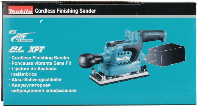 Вибро шлифовальная машина Makita DBO380Z 200Вт