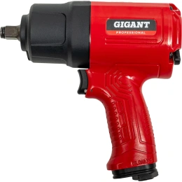 Ударный пневмогайковерт (880 Нм; 1/2"; кейс) Gigant Professional PW 880RKS + набор головок