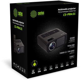 Проектор Cactus CS-PRM.01B.Full HD-A LCD 19000Lm LS 700Lm ANSI (1920x1080) 2500:1 ресурс лампы:50000часов 2xUSB typeA 2xHDMI 1.8кг