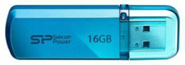 Флешка USB Silicon Power Helios 101 16ГБ, USB2.0, синий [sp016gbuf2101v1b]