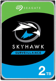 Жесткий диск Seagate Skyhawk ST2000VX017,  2ТБ,  HDD,  SATA III,  3.5"