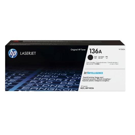 Картридж HP 136A, черный / W1360A