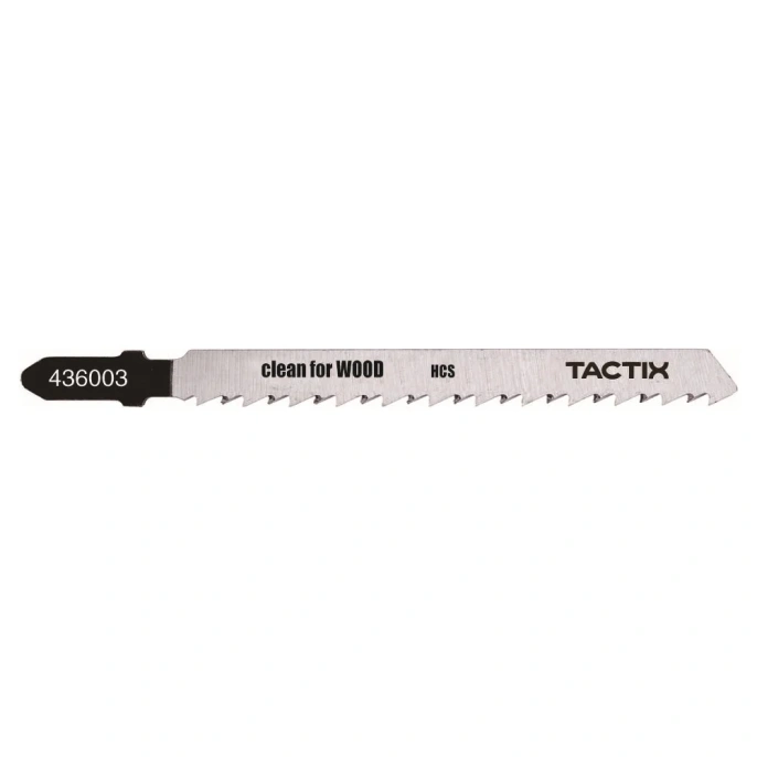 Пилка по дереву Т101D, 5 шт для электролобзика TACTIX 436003