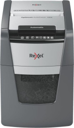 Уничтожитель бумаг Rexel Optimum AutoFeed 100X, с автоподачей, P-4, 4х28 мм, 100 лист. одновременно, 34л [2020100xeu]