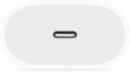 Сетевое зарядное устройство Apple A2347, USB-C, 20Вт, 2.2A, белый [muvv3zm/a]