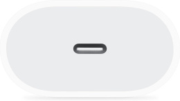 Сетевое зарядное устройство Apple A2347, USB-C, 20Вт, 2.2A, белый [muvv3zm/a]