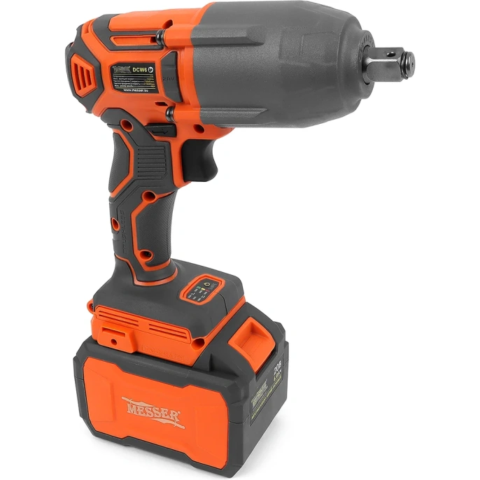 Аккумуляторный ударный гайковерт MESSER DCW6 1000Нм М24 20В 6Ач 05-41-066