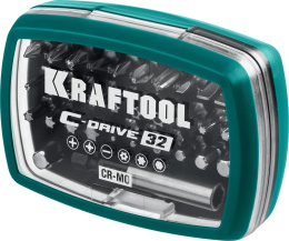 Набор многофункциональных бит KRAFTOOL C-Drive 32 32 предмета, в боксе 26067-H32