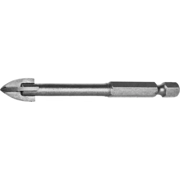 Сверло по стеклу КВАДРО 4 мм; хвостовик 1/4" SKRAB 30274